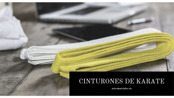 cinturones karate
