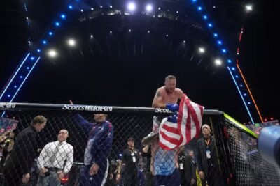 Justin Gaethje destrona a Ilia Topuria en la Casa Blanca
